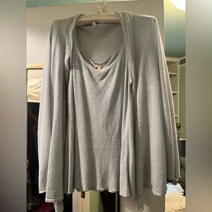 Eileen fisher tank top and cardigan combo!!